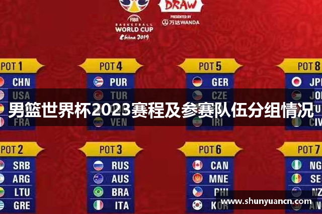 男篮世界杯2023赛程及参赛队伍分组情况